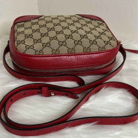 💯 Authentic Gucci Bree Disco Crossbody Bag in Red🍀 - Picture 14 of 16
